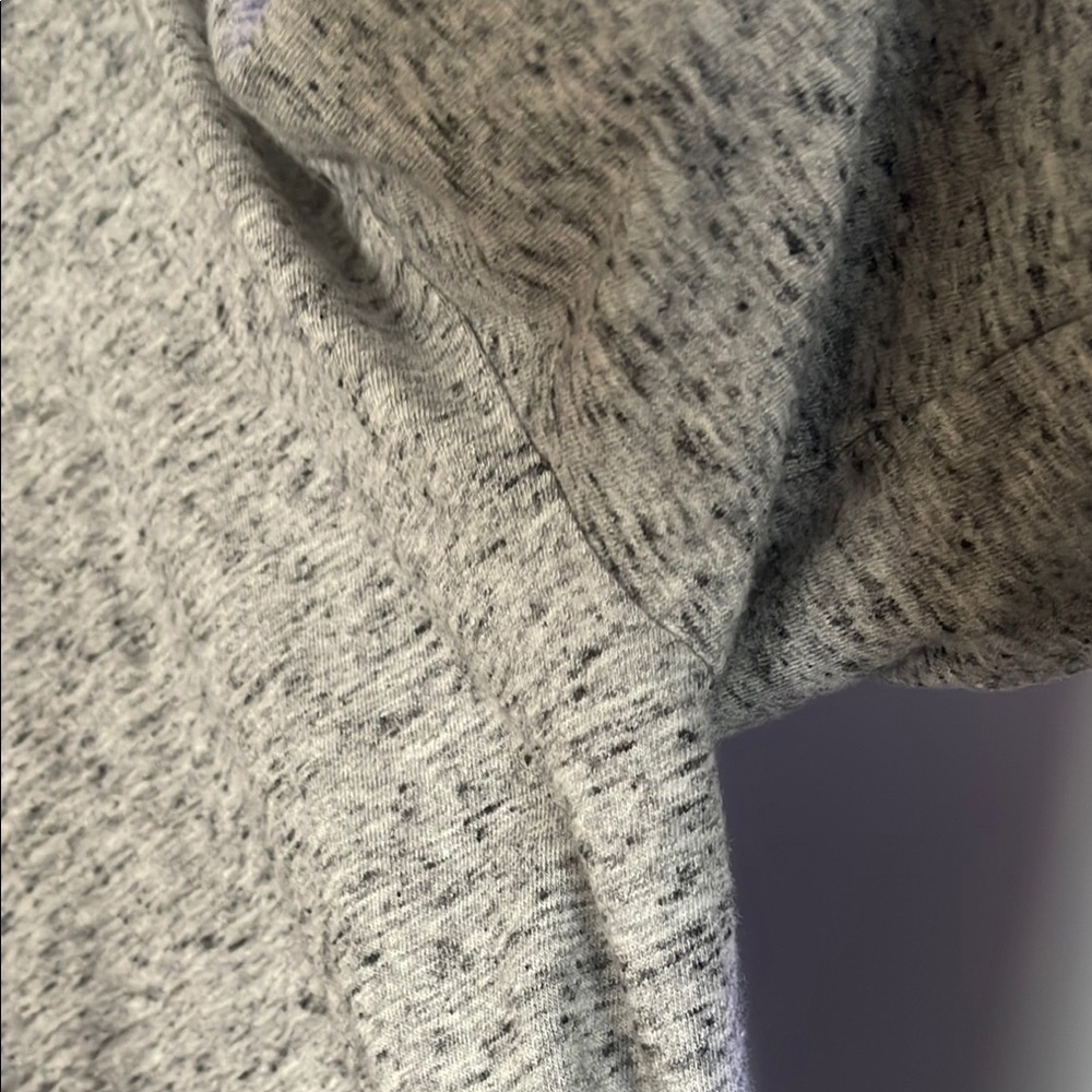 PINK Victoria's Secret Gray logo crop long sleeve hoodie top and Stylish XS - Picture 10 of 12